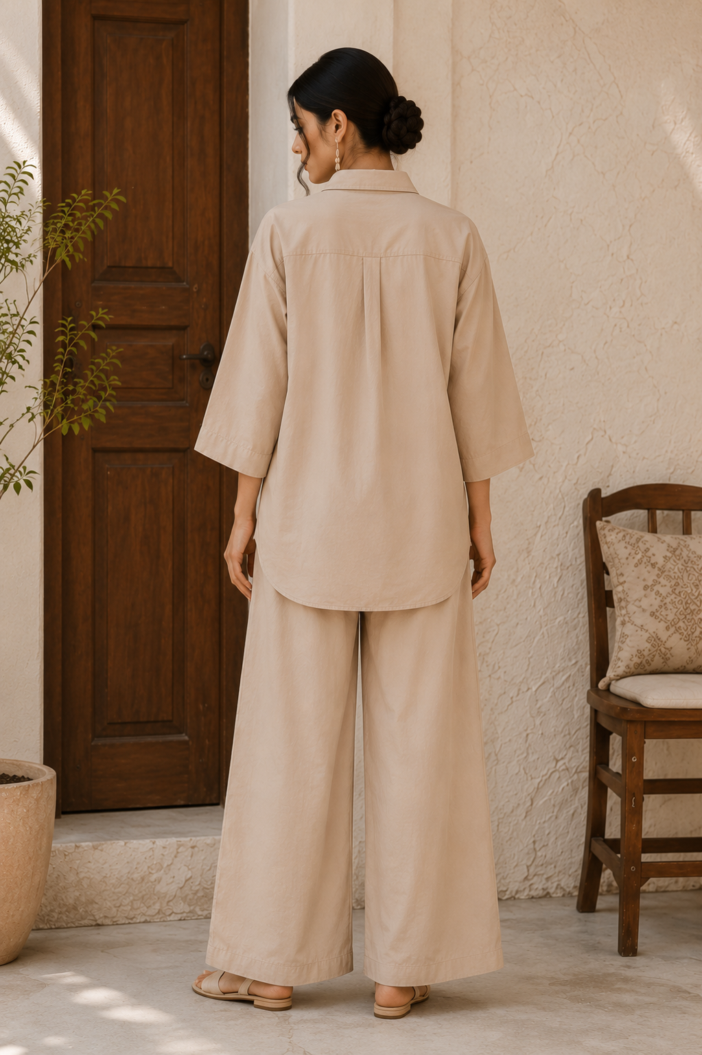 Ivory Line Coord Set