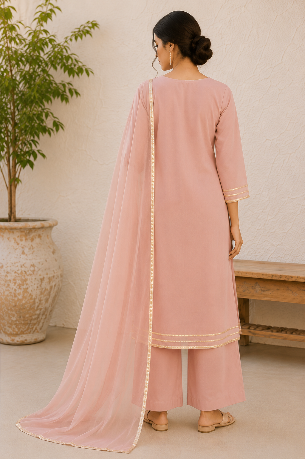 Rose Petal Suit Set