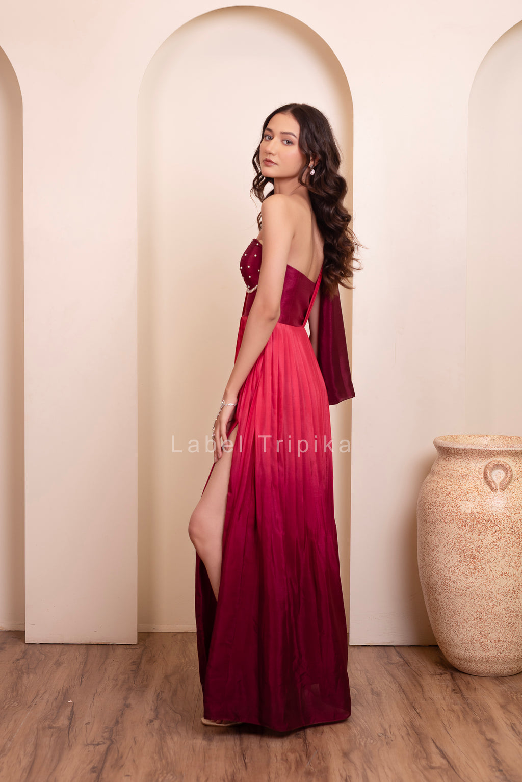 Ombre Pearl Convertaable Dress