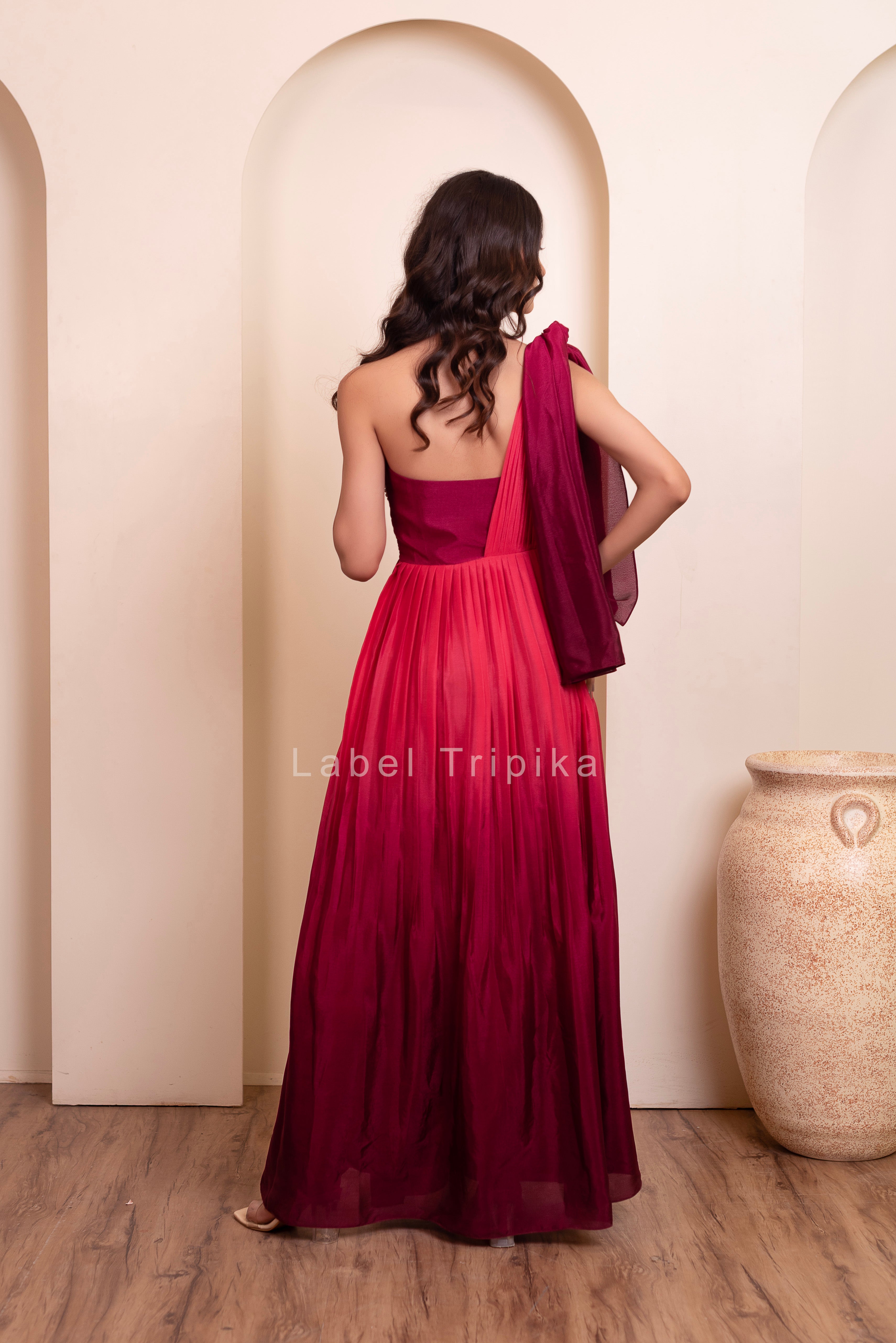 Ombre Pearl Convertaable Dress