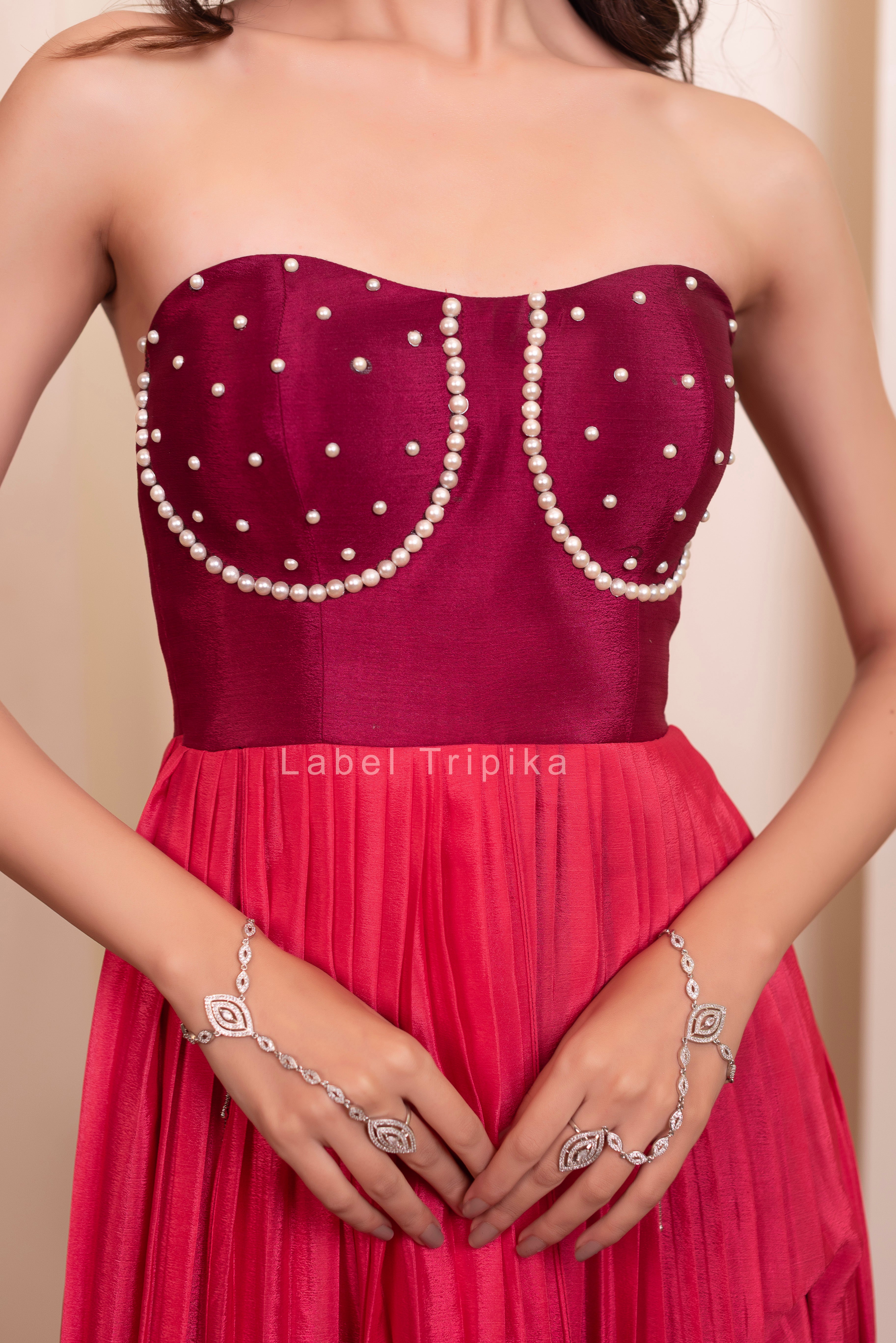 Ombre Pearl Convertaable Dress